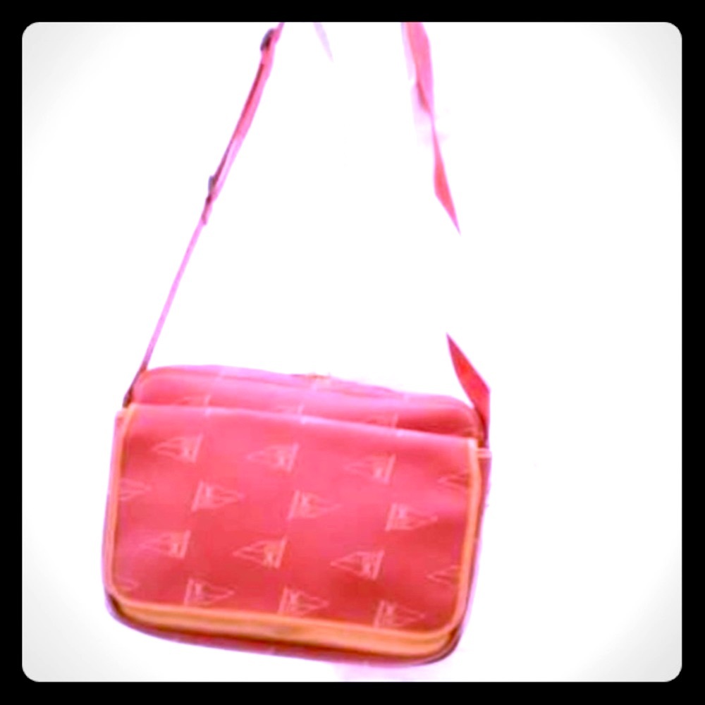 Authentic LV Cup Calvi Red Canvas Messenger Bag - Picture 4 of 8